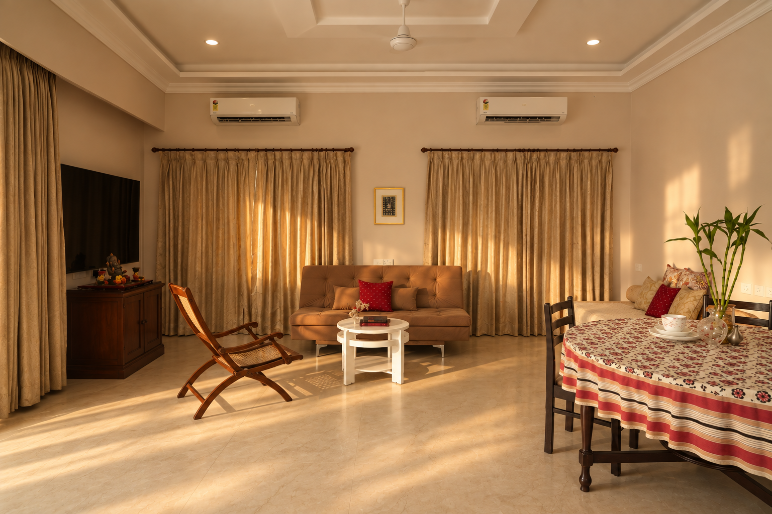 Luxury hotel room